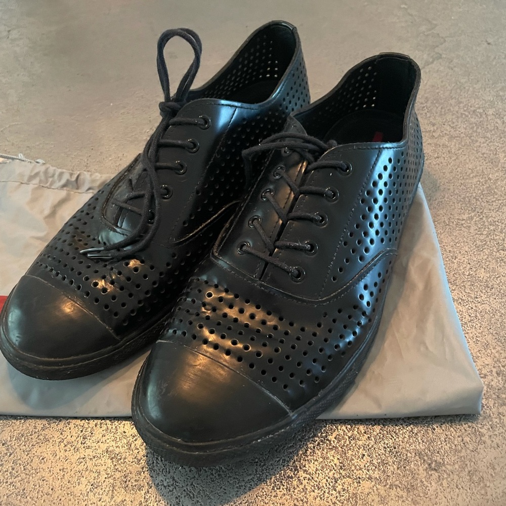 Prada leather shoes